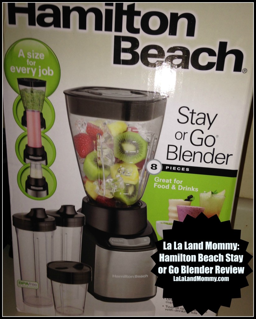 Hamilton Beach Stay Or Go Blender Review - La La Land Mommy